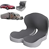 Nextexplore Ergonomic Seat Cushion for Office Chair & Car – One-Piece Memory Foam Chair Pad with Lumbar Back Support, Comfortable Design for Long Sitting, with Lumbar Support for Extended Sitting