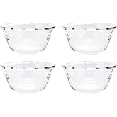 Pyrex 6-Ounce Custard Cups, Set of 4 | Ideal For Baking &amp; Serving | Resists Stains &amp; Odors | Durable Everyday Kitchenware | Easy To Clean