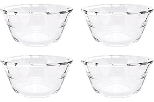 Pyrex 6001142 Bakeware 6-Ounce Clear Custard Cups, Set of 4