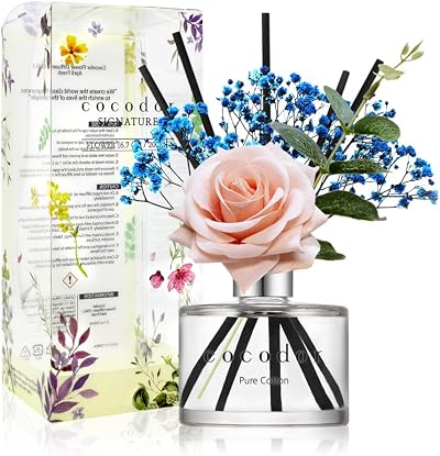 Cocod'or Pure Cotton Reed Diffuser 200ml with Preserved Flower Sticks