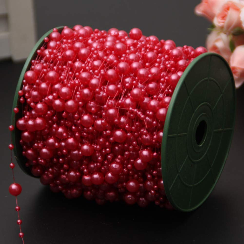 DomeStar Red Pearl Garland 100feet