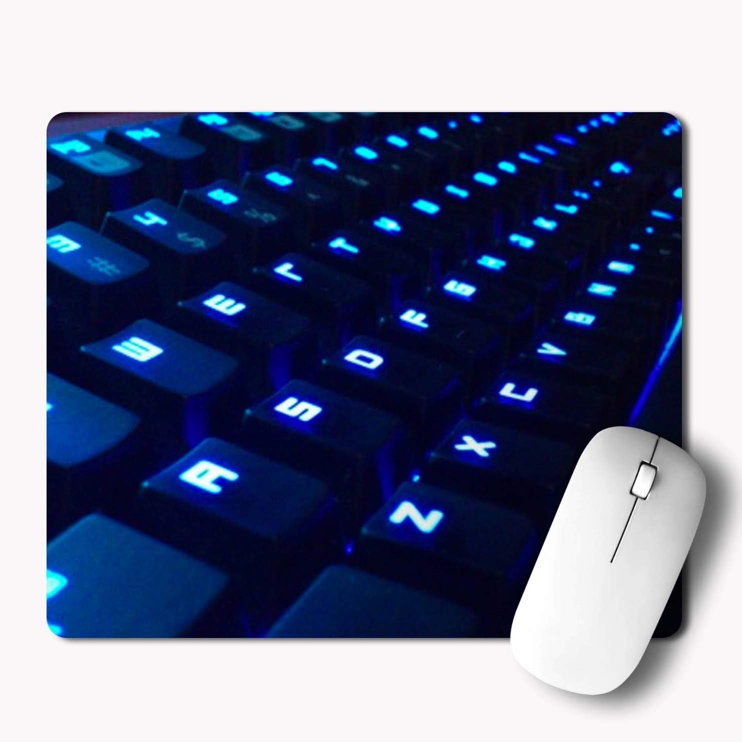 iKraft Keyboard Design Printed Mouse Pad Unique Mouse Pad 220x180x3mm