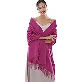 RIIQIICHY Winter Scarfs for Women Pashmina Shawls Wraps for Evening Dresses Large Warm Soft Scarves