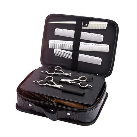 Professioneller Friseur-Reiseveranstalter Box Zipper Portable Multifunktionswerkzeug Für Friseur, Schwarz