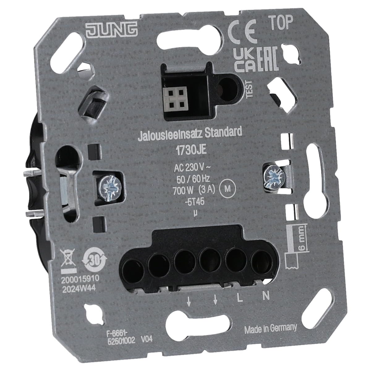 Jung Blind insert 1730 JE standard blind switch/button 4011377151390