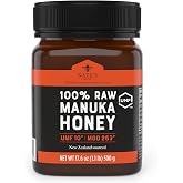 Nate's Manuka Honey - 17.6 oz Jar | Raw - New Zealand - MGO 263+ - UMF Certified 10+