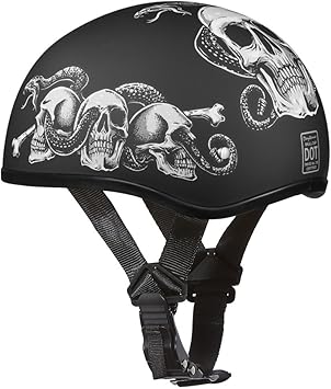 skull cap half helmet