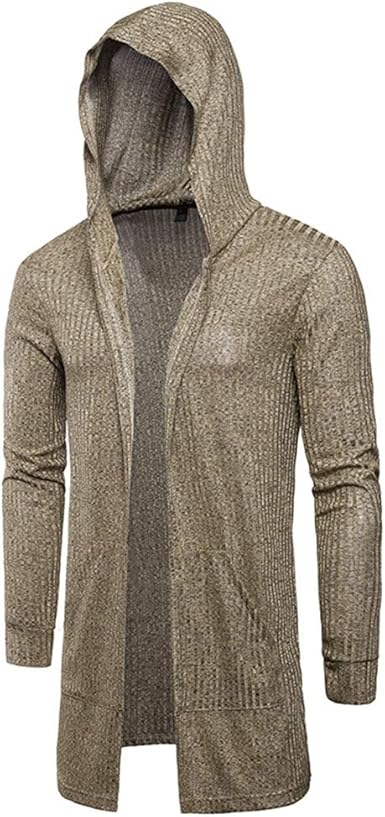 longline long sleeve open front hoodie