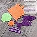 Halloween Stickers for Kids, Glitter Craft Stickers for Pumpkin Decorating or Halloween Bags, 500 Pieces