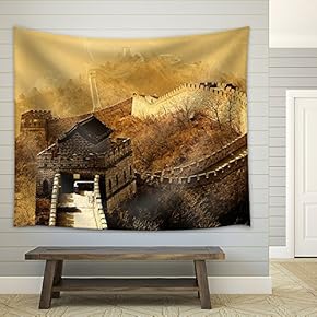 Surreal Chess Board Landscape in Black and White - Fabric Wall Tapestry Home Decor - 51x60 inches