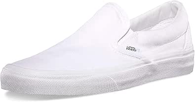 white vans slip ons amazon