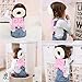 Baby Toddlers Head Protective, Adjustable Infant Safety Pad for Baby Walkers Protective Head and Shoulder Protector Prevent Head Injured Suitable Age 4-24 Months,Cute Angel Wings (Pink)