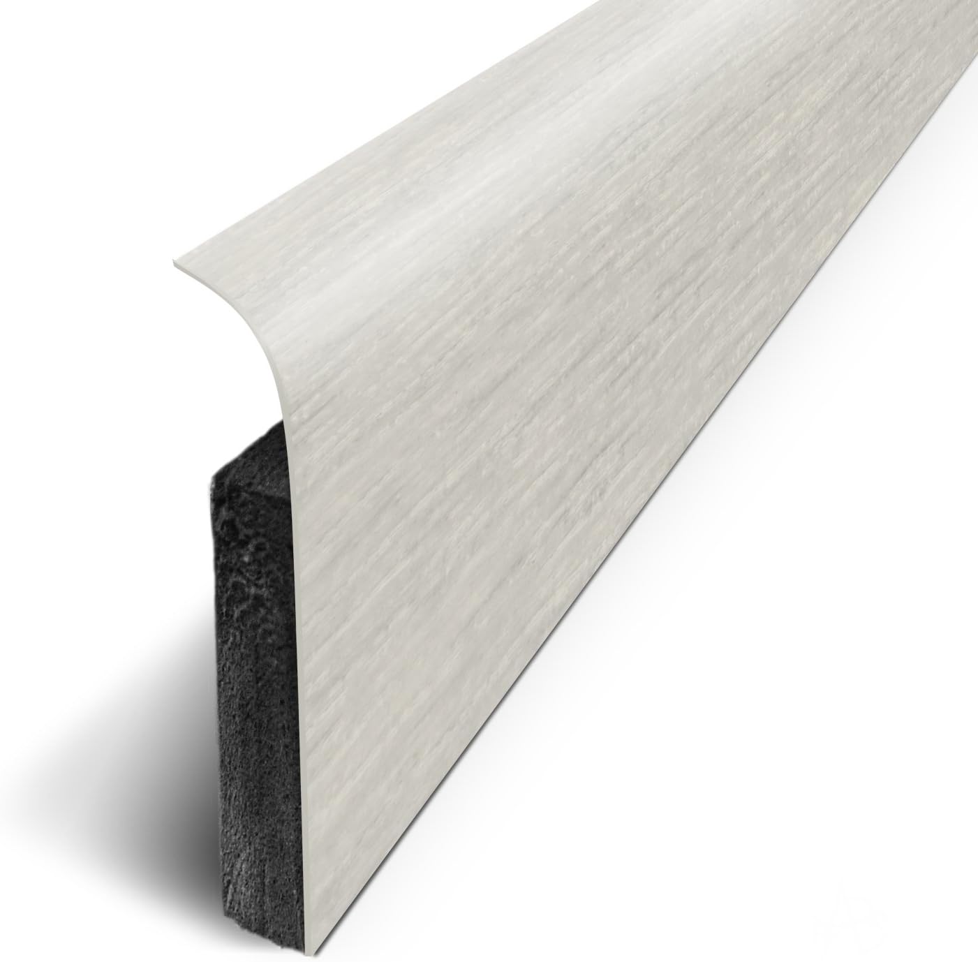 3M Pack of 5 Adhesive Skirting Boards, 120 x 70 cm, Grey, D180501D