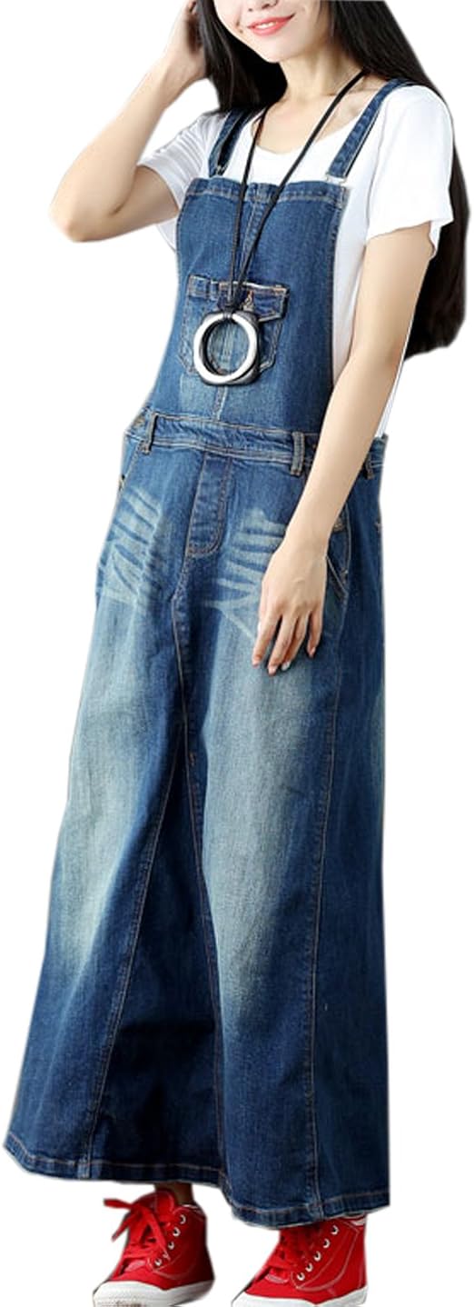 ankle length pinafore dress