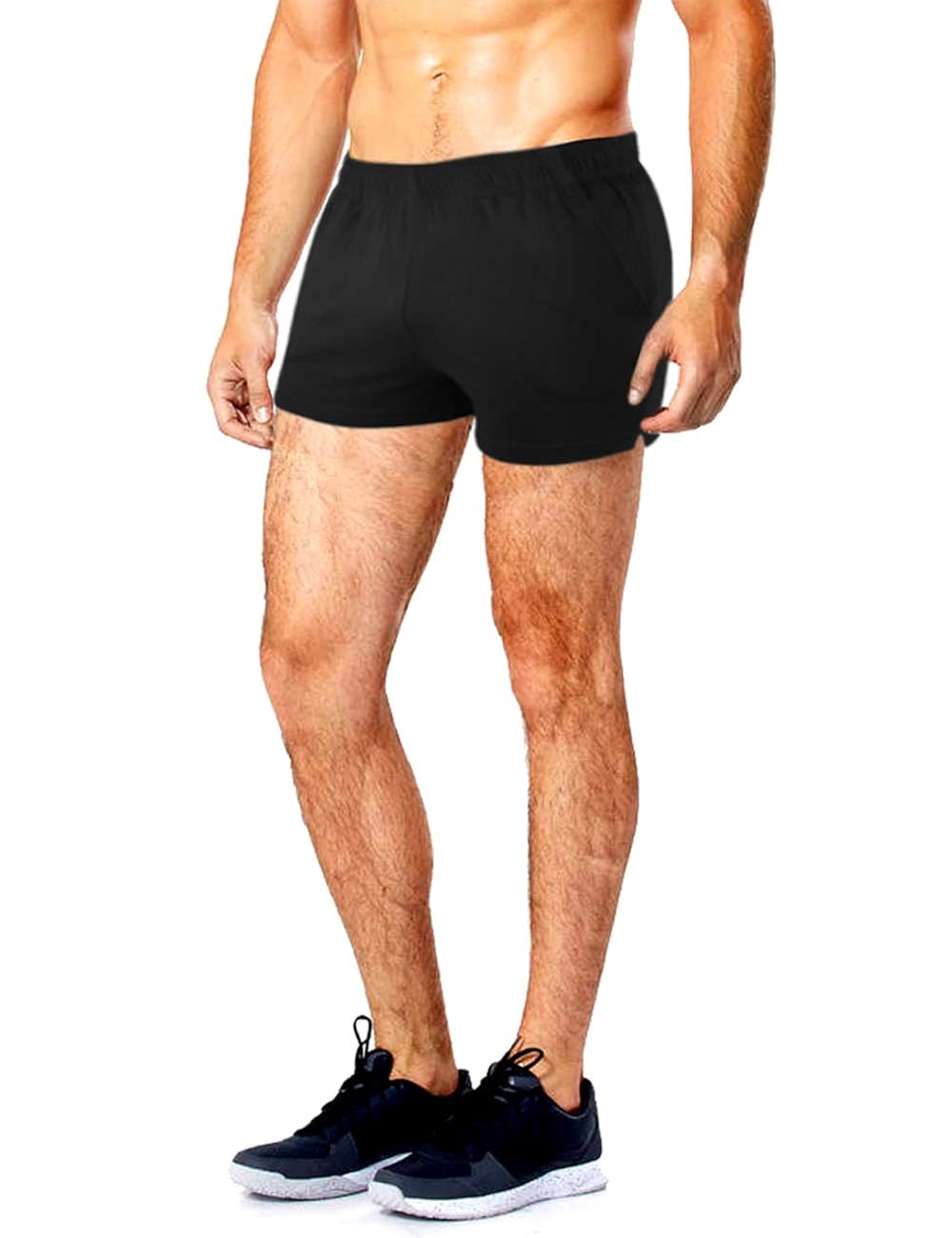 Musclealive Men Sports Outdoors Running Shorts Workout Fitness Bottom