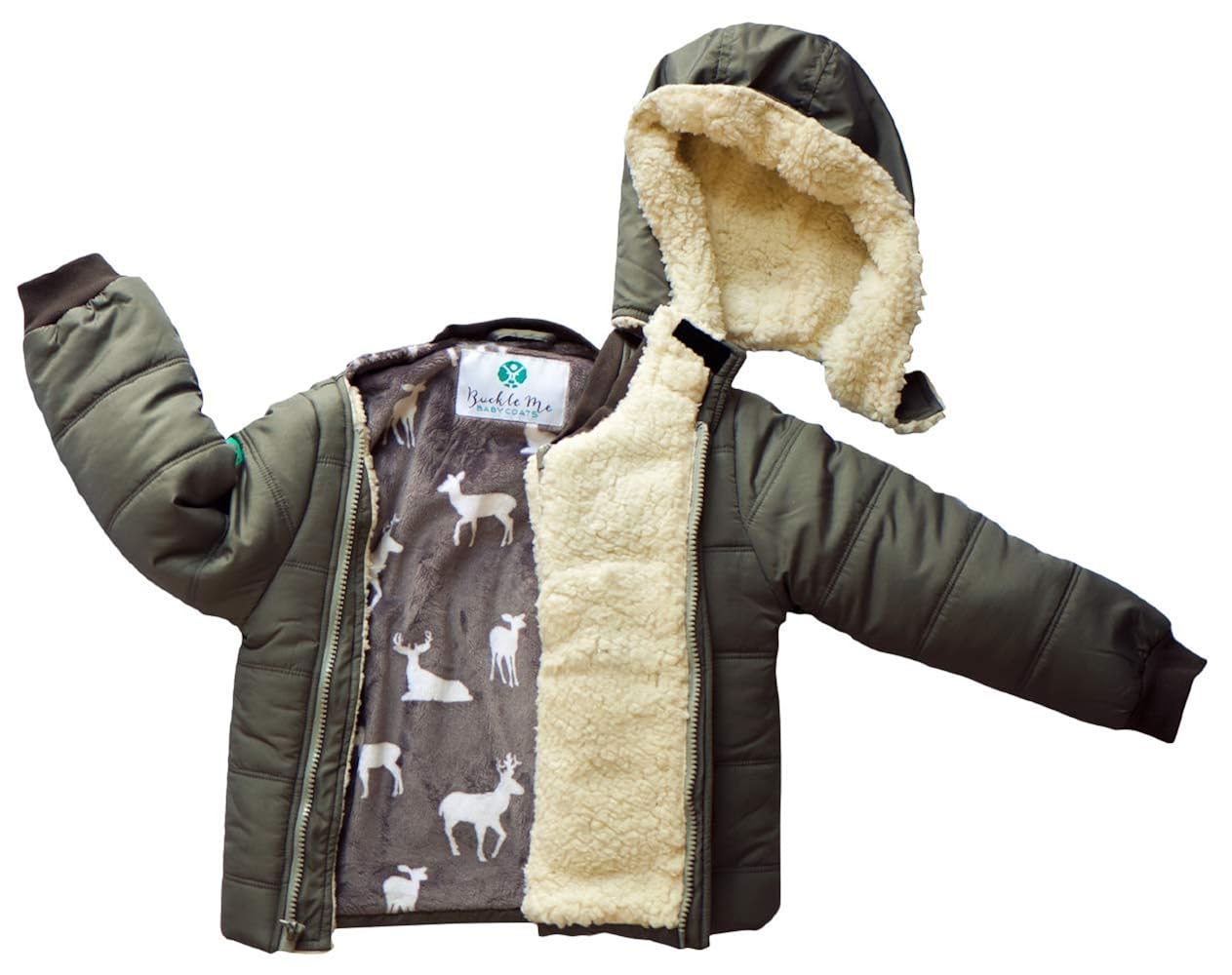 Car Hooded Safest Coats Baby Me Buckle Seat Girl Boys Toddler Infant