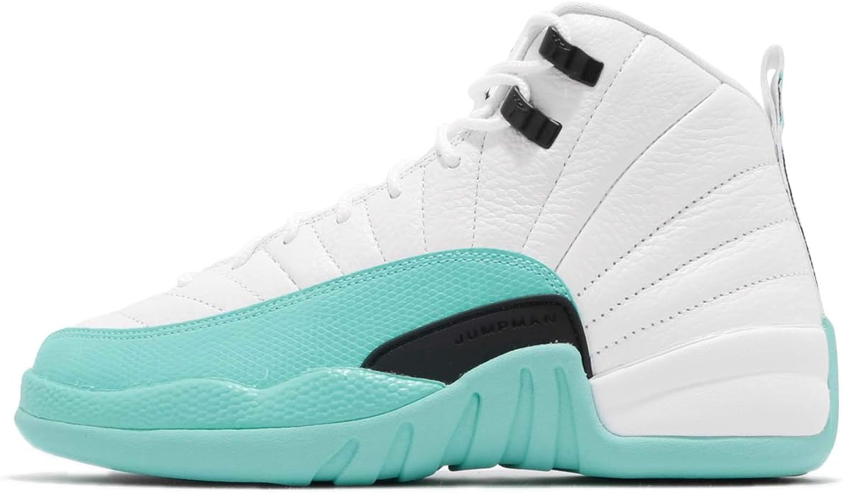 jordan 12 aqua and black