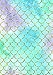 20 Fill in Mermaid Invitations with Envelopes,Magical Glitter Mermaid Party Invitations,Mermaid Birthday Invitation Under The Sea Invitations