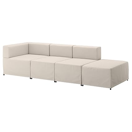 Ikea Kungshamn 4 Seat Modular Sofa Idekulla Beige Amazon In