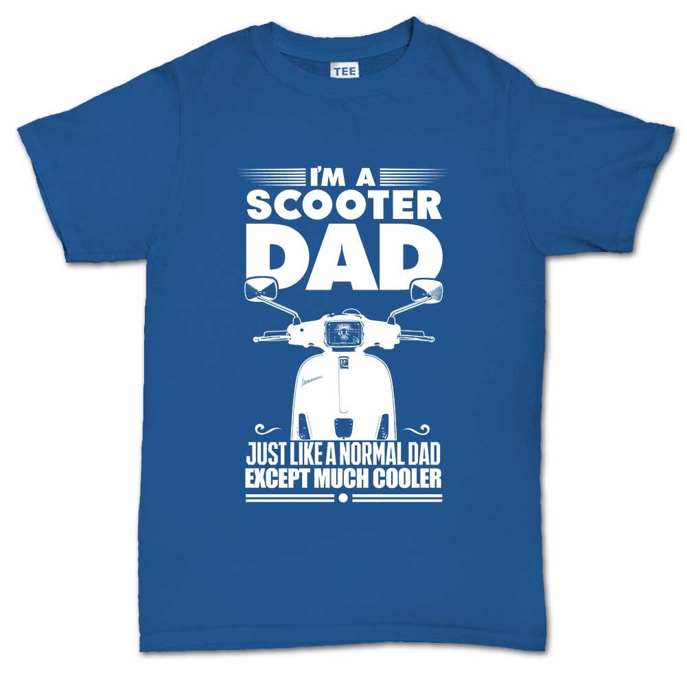 Scooter Dad Bike Father's Day Short Sleeve Tees T Shirt