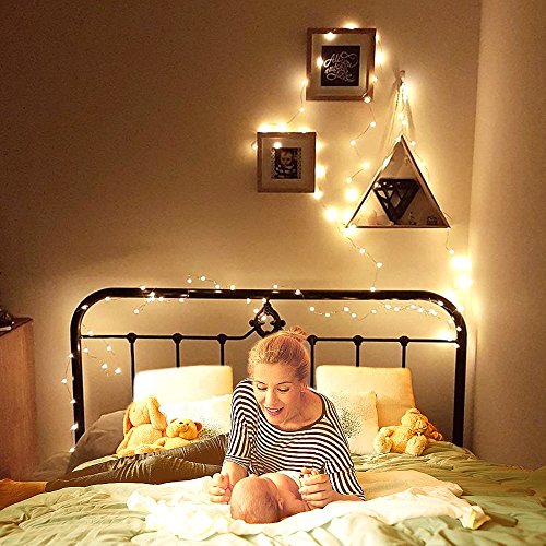 Decute 328 Feet 1000 LEDs Copper Wire Fairy String Lights, Christmas Starry Lights with UL Cerficated for Party Wedding Bedroom Christmas Tree, Warm White