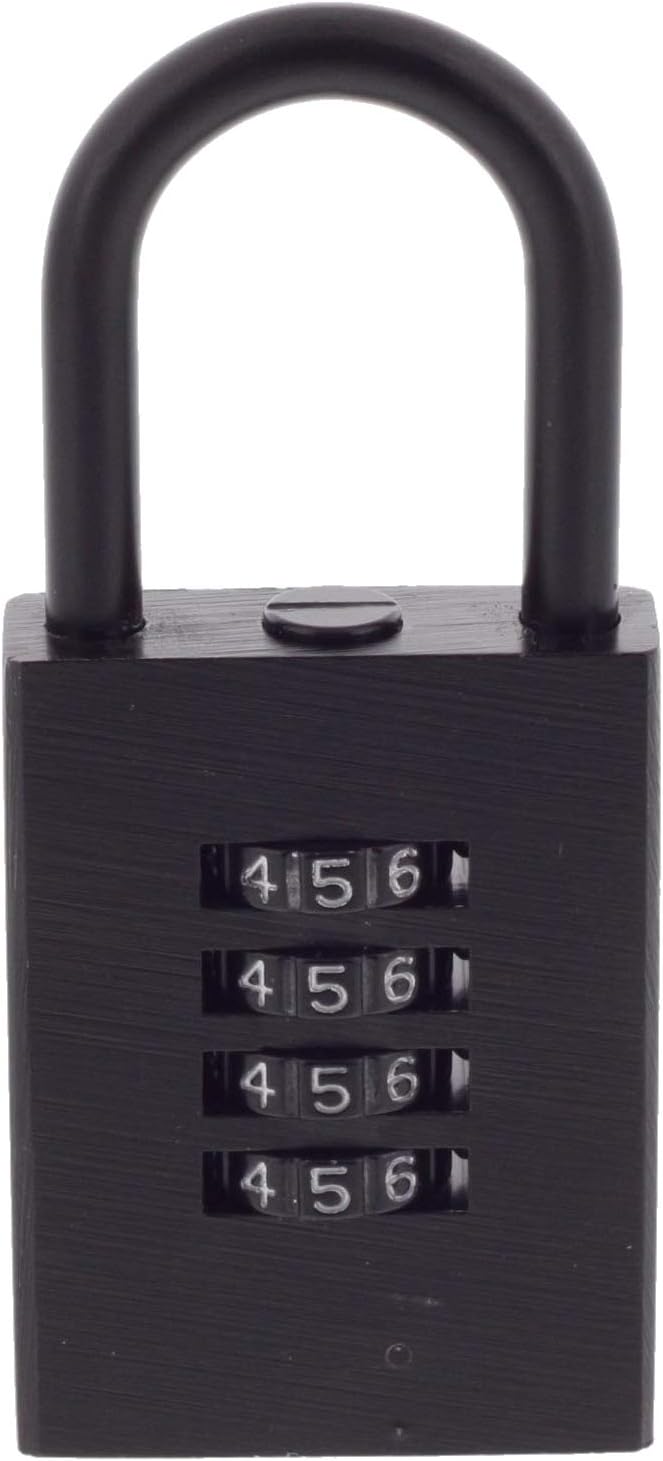 BURG-WÄCHTER Padlock with Combination Lock, Numero 97, 40 mm, Cast Iron, Black - Image 3