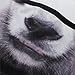 WTACTFUL 3D Animal Ears Balaclava Windproof Face Mask Sun Protection for Skiing Snowboard Cycling Motorcycle Music Festivals Raves Halloween Party Summer Winter Cold Weather Outdoor Panda MEB-01