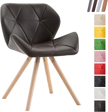 CLP Besucherstuhl Tyler Kunstleder Rund Mit Kunstlederbezug I