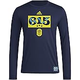 adidas Mens Nashville Soccer Club MLS Long Sleeve T-Shirt