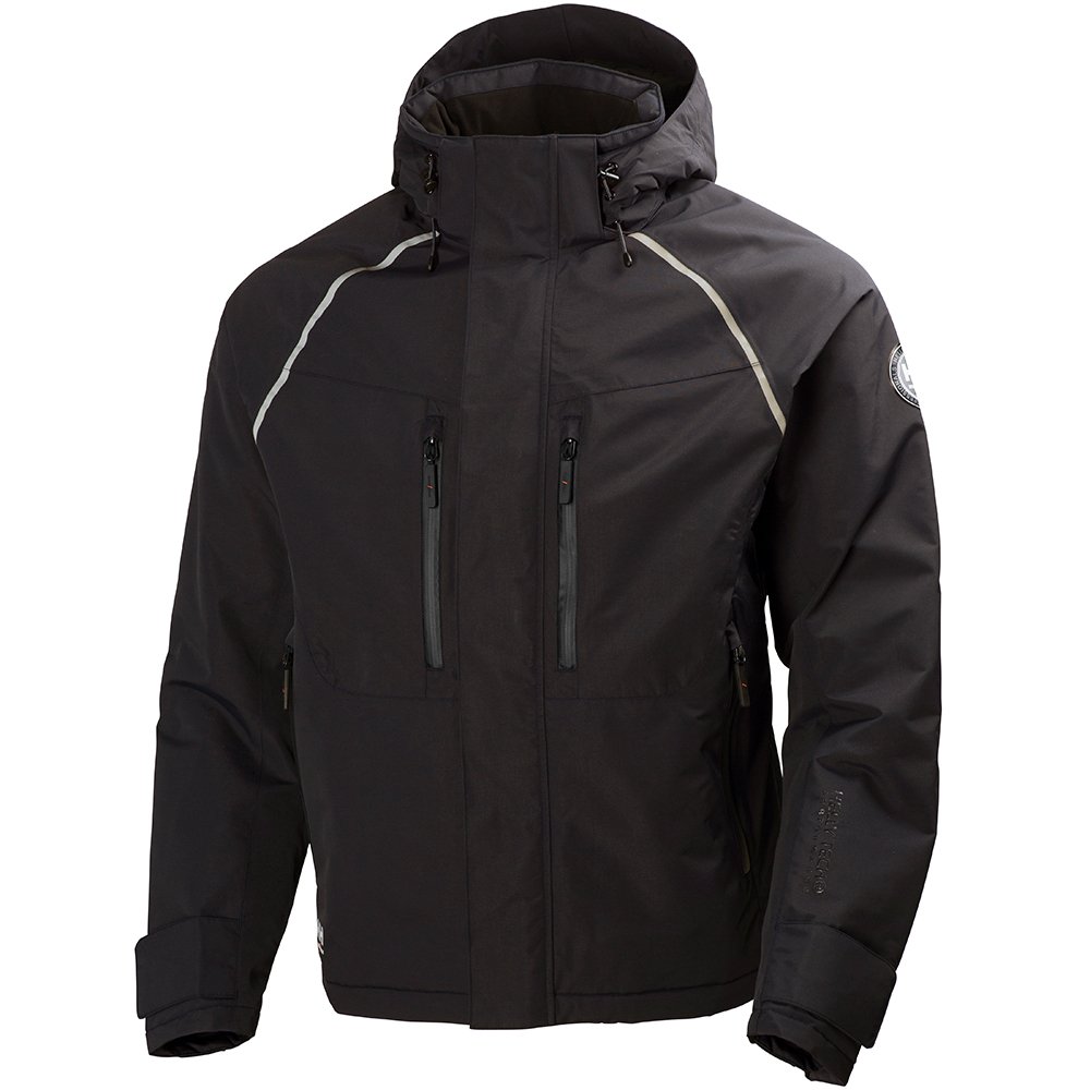 Helly Hansen Workwear 71335 Arctic Winter Jacket, Waterproof, Insulated Work Jacket, 990 Black, XS