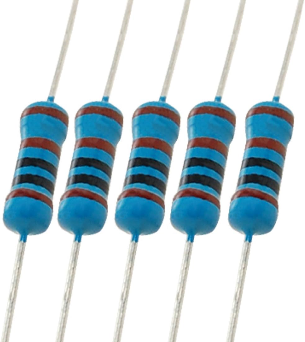 Sourcing Map 1/2W 3.6K Ohm Resistencias De Película Metálica De 0,5W 50