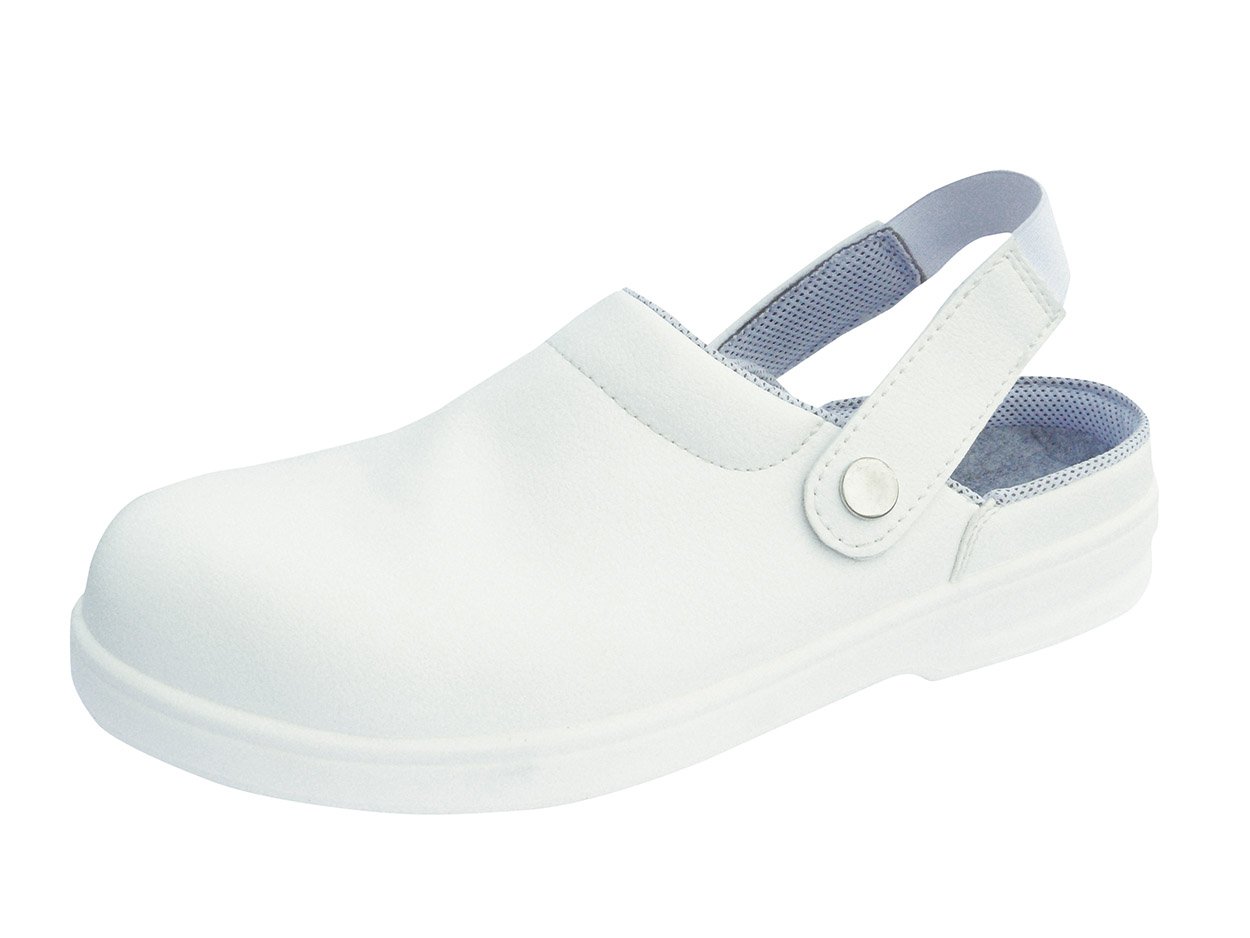 Portwest Steelite Safety Clog SB AE WRU, Size: 49, Colour: White, FW82WHR49
