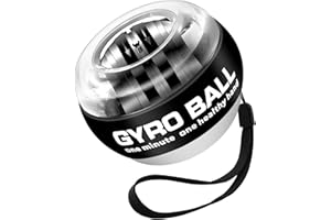 GDLPZM Automatically Activated Force Ball with LED Light, Wrist Force Enhancer, and Forearm Exerciser for Enhancing arm Finge