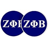 Desert Cactus Zeta Phi Beta Car Accessories Z Phi B Absorbent Sandstone Cup Coasters Licensed Product Set of 2 (Design A)