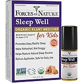 Forces of Nature Natural Sleep Support for Kids, Organic Homeopathic Remedy with Oats and Valerian, 4ml