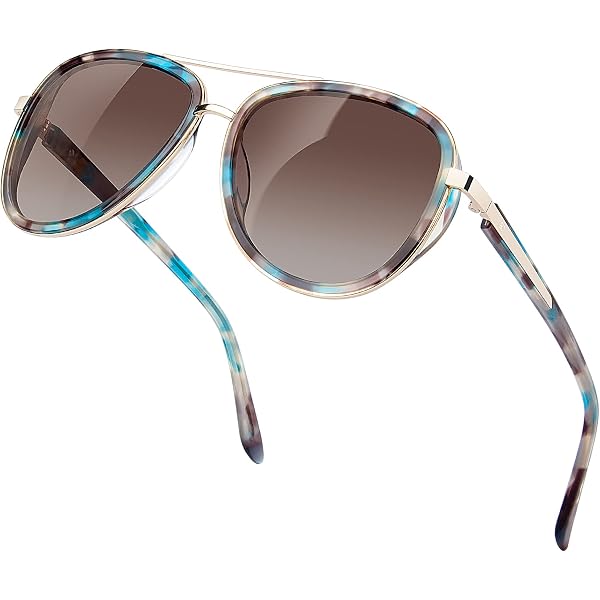 Retro Mirrored Polarized Sunglasses Acetate Frame UV Protection Women Amazon.com: Myiaur Polarized Sunglasses for Women, Square  main image 2