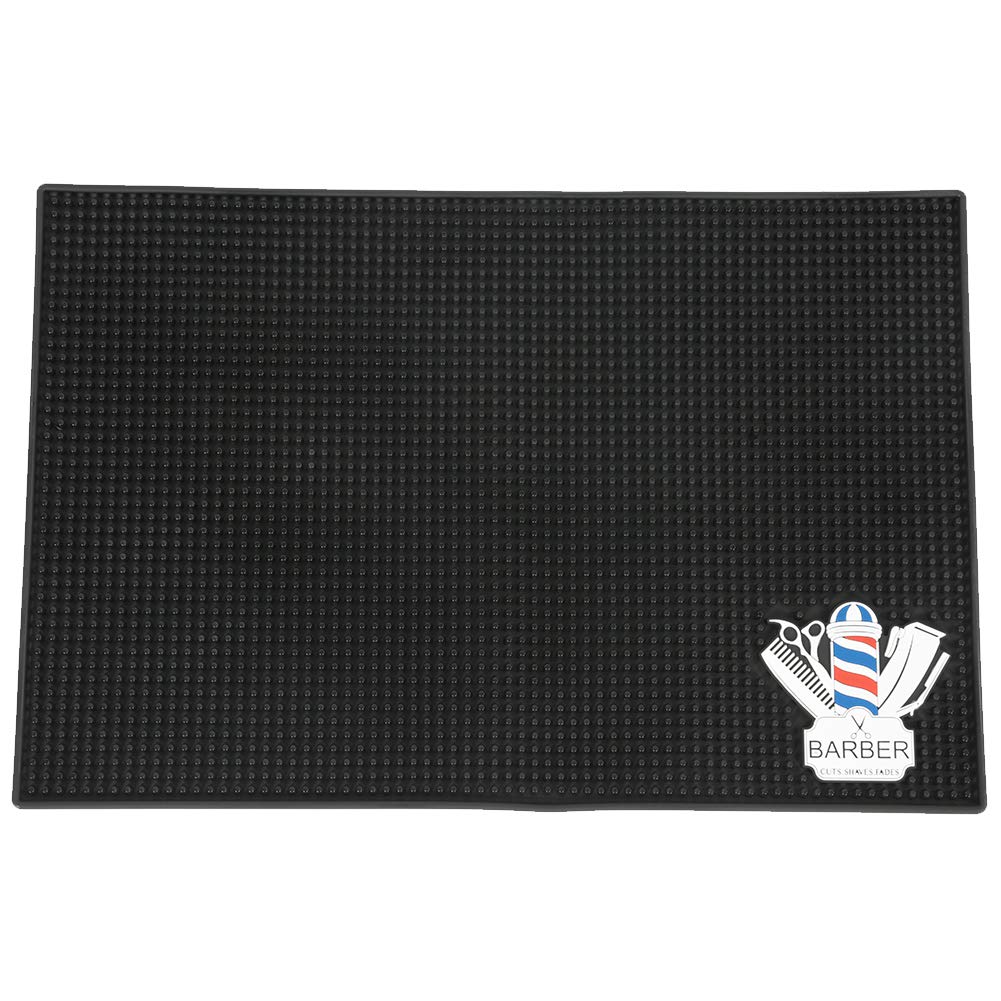 Hairdressing Tool Mat, Hairdressing Antiskid Mat, Wear Resistant Economical Practical Quality Silicone Barbershop Barber Tools for Hair Salons Hairstylists