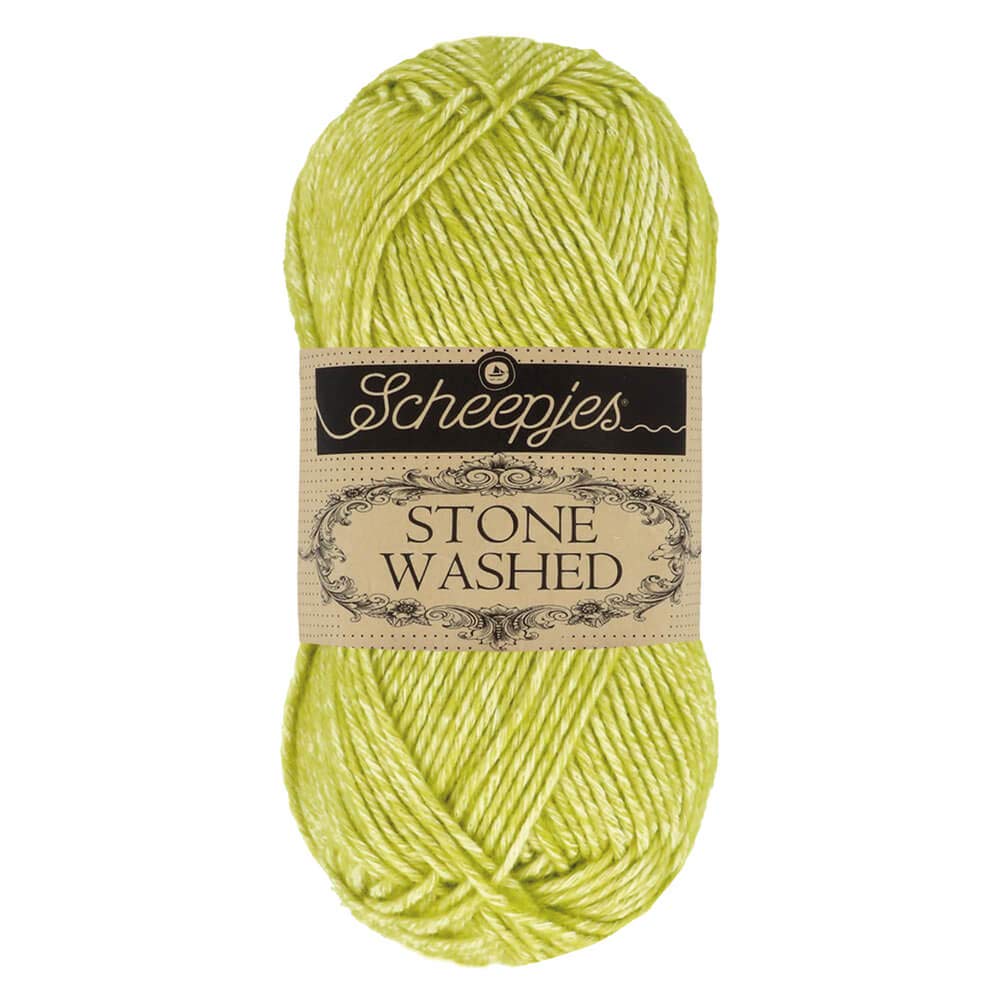 Scheepjes - Scheepjes Stone Washed 827 Peridot Yarn - 1x50g — image 1