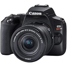 Câmera Canon SL3 DSLR com 24.1MP, 3", Gravação em Full HD - EF-S 18-55MM, Compacto