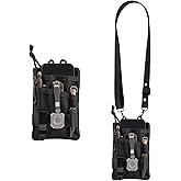 Platy Pocket Organizer, Durable EDC Tool Pouch for Men, Neck Wallet with Paracord Lanyard, Holds Flashlight, Multitool, Pen, Notebook