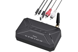 Ankilo Bluetooth Audio Adapter, 3 in 1 Bluetooth Wireless Bluetooth Receiver, Bluetooth 5.0 Receiver Transmitter for Smart Phones, Tablets and Home Music Streaming Stereo System