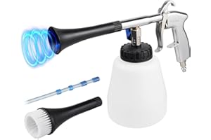 Car Cleaning Gun with Adjustable Air Flow Nozzles, 6-9.2Bar High Pressure Air Blow Gun Car Cleaning Kit, Air Gun Blower for I