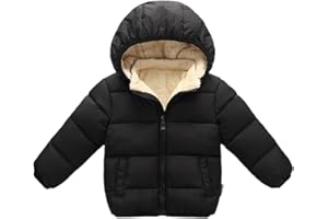 CYTAFE Baby Winter Coats Toddler Hooded Jackets Cotton Warm Lined Puffer Outerwear Baby Boys Girls Windproof Thick Clothes