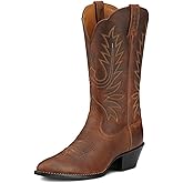 Ariat Women's Heritage Western R Toe Western Cowboy Boot