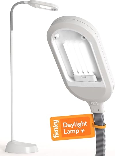 Kenley Daylight Lamp Reading Floor Standing Light 64 4000K 27W