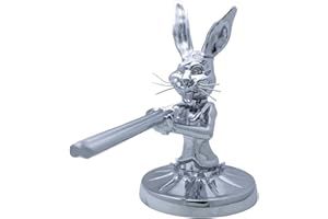 Rabbit Engine Cover – Alloy 7x4x10cm | Car Hood Ornament | Truck Hood Ornament | Decorative Car and Truck Accessory for, Dash