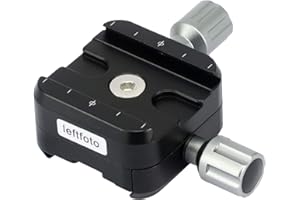 50mm Quick Release Clamp for Arca Swiss RRS Rail Plate Nodal Slide Subtend/Bidirectional Double Dual