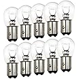 Lanuovx 1157 Bulbs 10 Pack,S25 Tail Light Bulb 12V 21W/5W Miniature Tail Light Turn Signal Brake Light Bulb,P21W 2357 7528 20