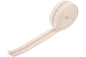 Sewroro Cotton Oil Lamp Wick 1 Inch X 6.6 Feet Kerosene Lantern Replacement Wick for Indoor Oil Lamps