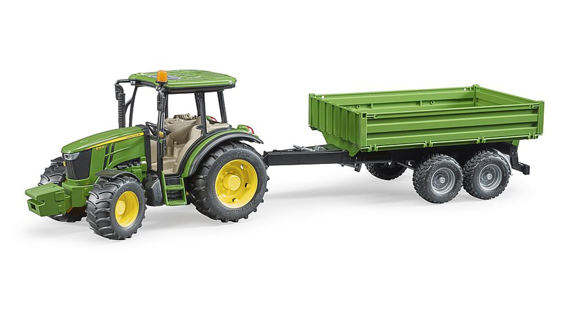 John Deere 5115 M Tractor with Tipping Trailer